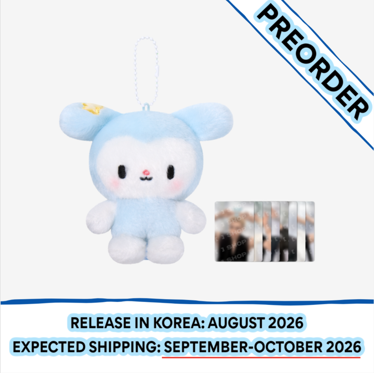 [PREORDER] [SHIPS IN SEPT-OCT] Stray Kids - World Tour [RUN IT SEOUL] OFFICIAL MD - TASY PLUSH BABY Ver.
