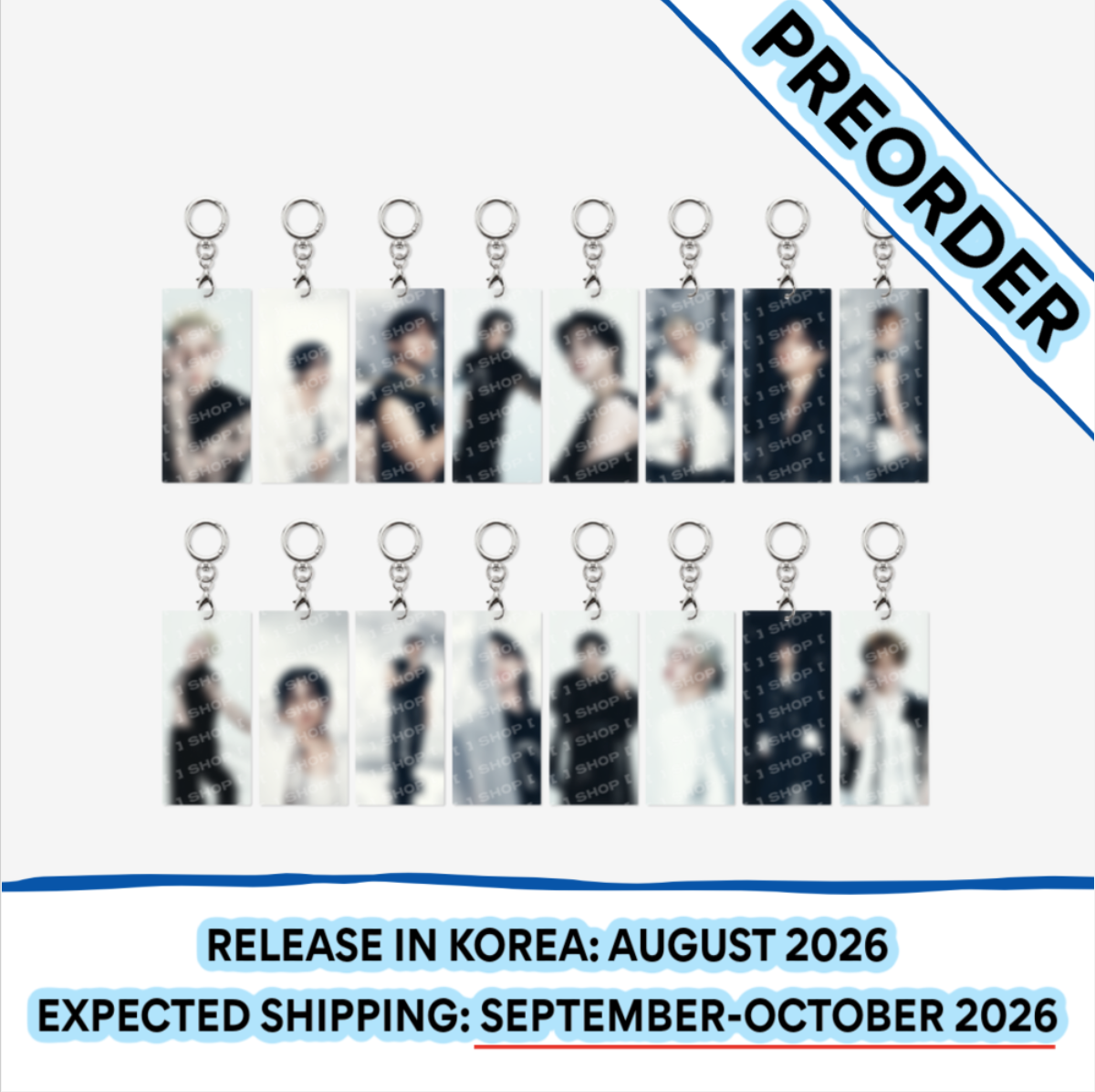 [PREORDER] [SHIPS IN SEPT-OCT] Stray Kids - World Tour [RUN IT SEOUL] OFFICIAL MD - SECRET ACRYLIC KEYRING (RANDOM)