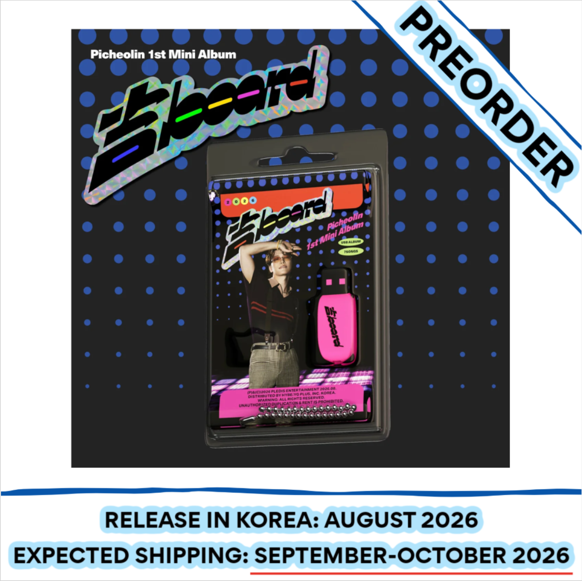 [PREORDER] [SHIPS IN SEPT-OCT] SEVENTEEN DINO - GILBOARD PICHEOLIN 1ST MINI ALBUM WEVERSE SHOP GIFT USB Ver.