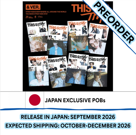 [PREORDER] [SHIPS IN OCT-DEC] Stray Kids - 10TH MINI ALBUM 'THIS & THAT' & Ver. (JAPAN POB Choice)