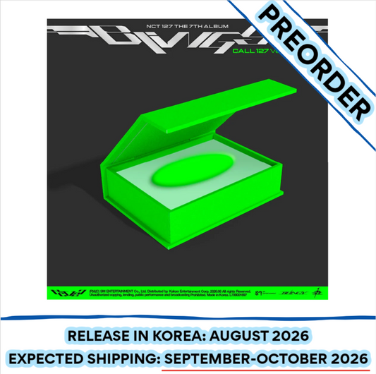 [PREORDER] [SHIPS IN SEPT-OCT] NCT 127 - BLINGY 7TH ALBUM CALL 127 Ver.
