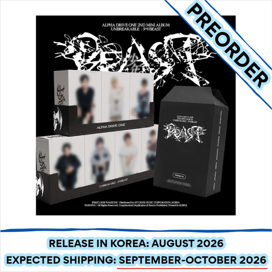 [PREORDER] [SHIPS IN SEPT-OCT] ALPHA DRIVE ONE - UNBREAKABLE : BOY BEAST HISSING Ver. FULL SET
