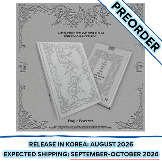 [PREORDER] [SHIPS IN SEPT-OCT] ALPHA DRIVE ONE - UNBREAKABLE : BOY BEAST FRAGILE BEAST Ver.
