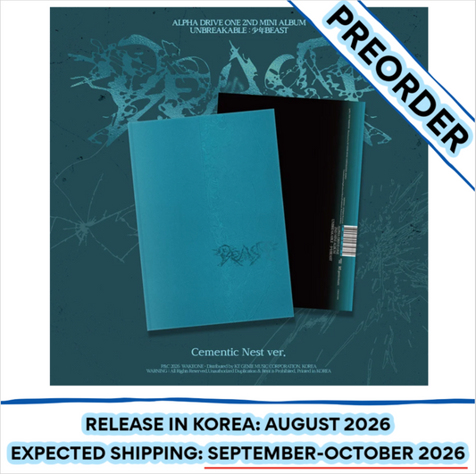 [PREORDER] [SHIPS IN SEPT-OCT] ALPHA DRIVE ONE - UNBREAKABLE : BOY BEAST CEMENTIC NEST Ver.