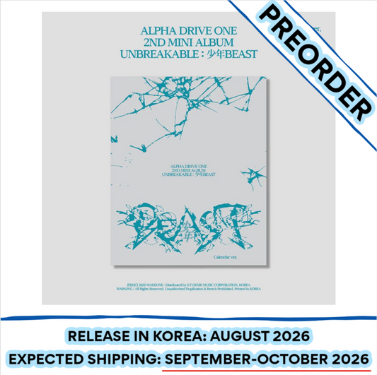 [PREORDER] [SHIPS IN SEPT-OCT] ALPHA DRIVE ONE - UNBREAKABLE : BOY BEAST CALENDAR Ver.