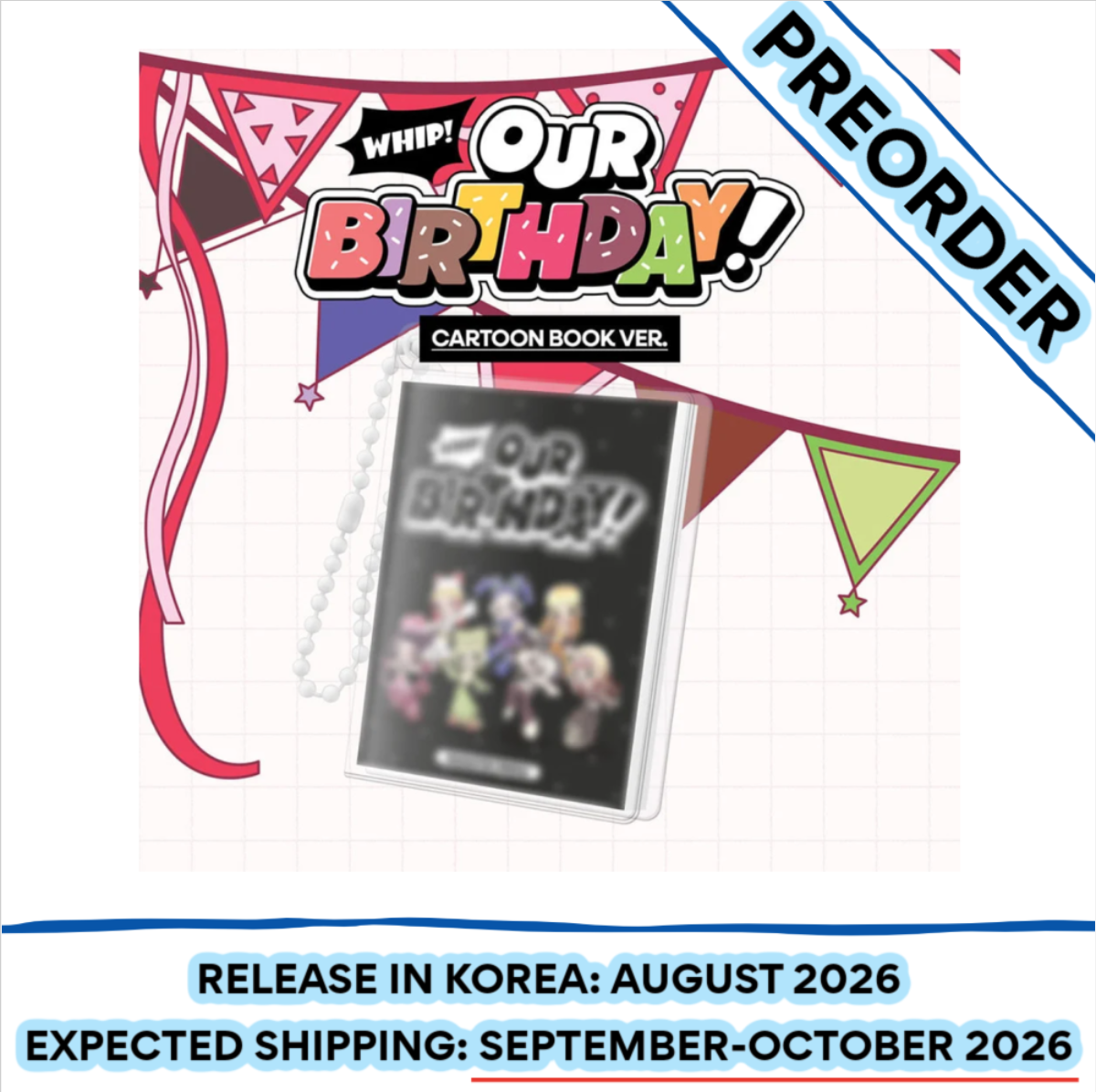 [PREORDER] [SHIPS IN SEPT-OCT] OURBIRTHDAY - OUR BIRTHDAY 1ST SINGLE ALBUM CARTOON BOOK Ver.