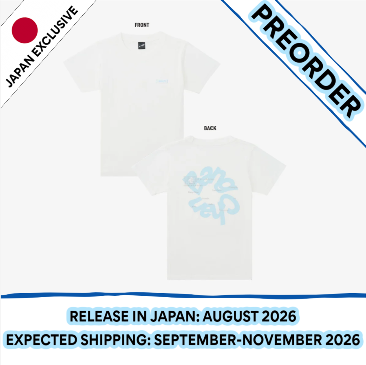 [PREORDER] [SHIPS IN SEPT-NOV] Stray Kids - World Tour [RUN IT JAPAN] OFFICIAL MD T-SHIRT (Size & Member Choice)