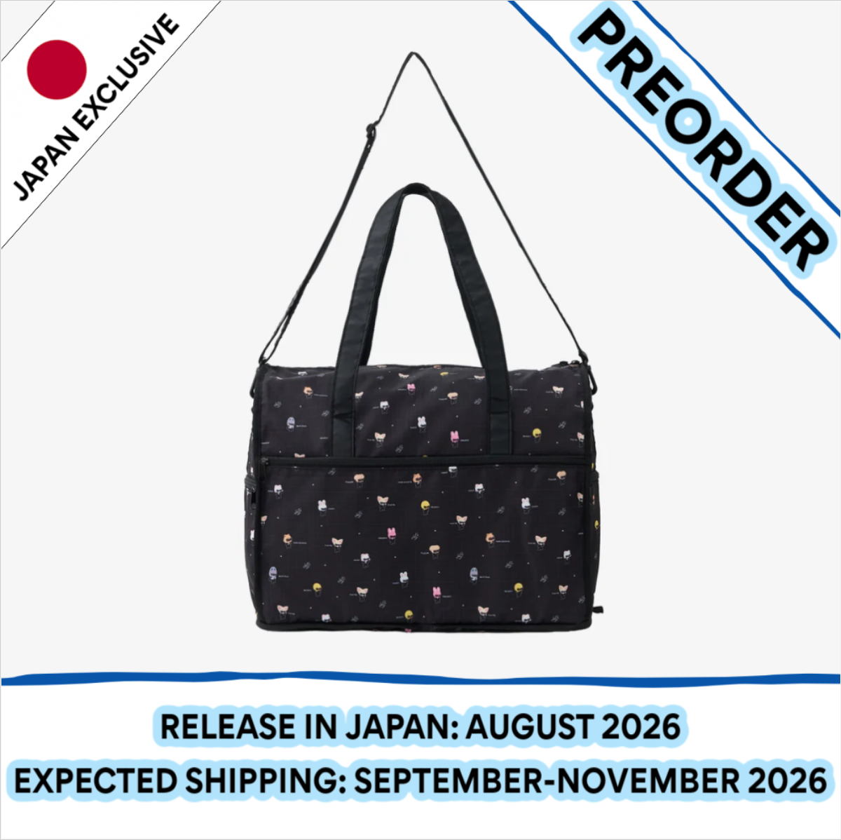 [PREORDER] [SHIPS IN SEPT-NOV] Stray Kids - World Tour [RUN IT JAPAN] OFFICIAL MD TRAVEL BAG