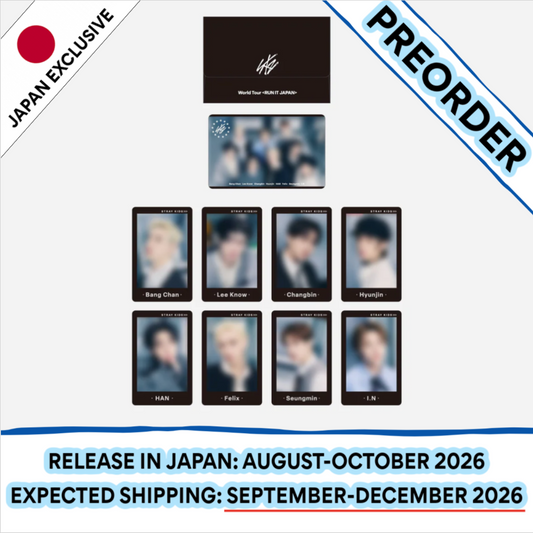 [PREORDER] [SHIPS IN SEPT-DEC] Stray Kids - World Tour [RUN IT JAPAN] OFFICIAL MD PHOTO CARD SET (9PIECES) (A Ver.)
