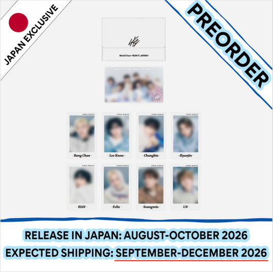 [PREORDER] [SHIPS IN SEPT-DEC] Stray Kids - World Tour [RUN IT JAPAN] OFFICIAL MD PHOTO CARD SET (9PIECES) (B Ver.)