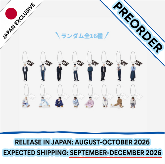 [PREORDER] [SHIPS IN SEPT-DEC] Stray Kids - World Tour [RUN IT JAPAN] OFFICIAL MD RANDOM MINI ACRYLIC STAND CHARM (RANDOM)