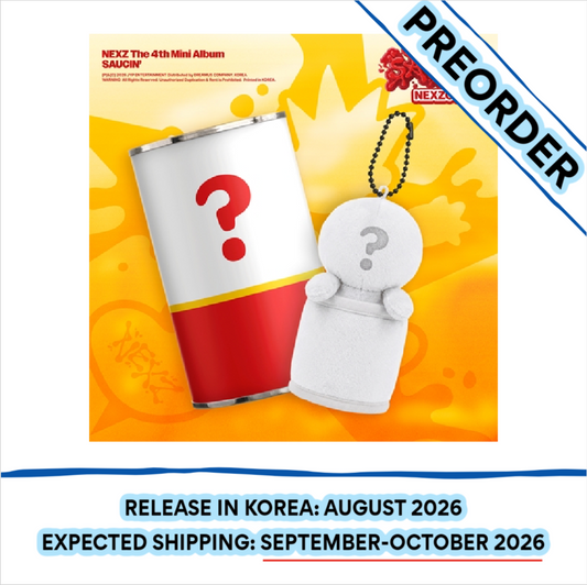 [PREORDER] [SHIPS IN SEPT-OCT] NEXZ – The 4th Mini Album [SAUCIN’] (NEXZOO Ver.)