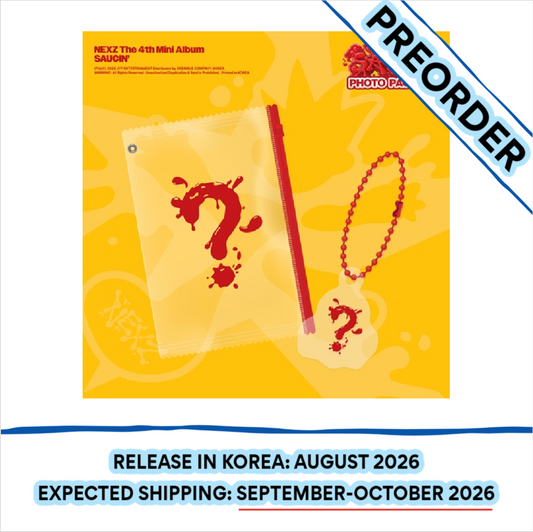 [PREORDER] [SHIPS IN SEPT-OCT] NEXZ – The 4th Mini Album [SAUCIN’] (PHOTO PACK Ver.)