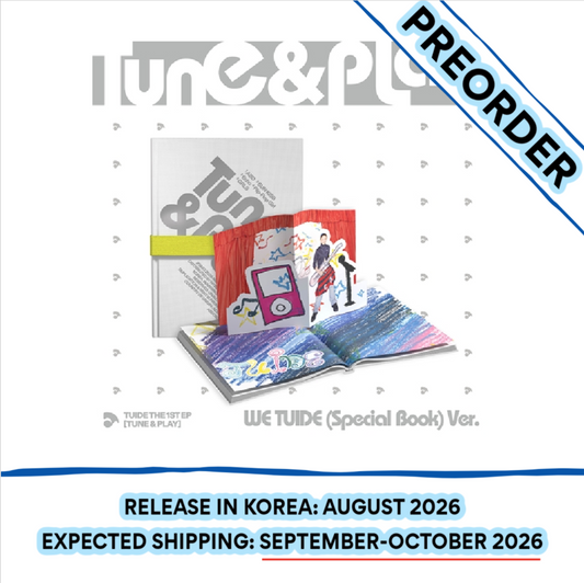 [PREORDER] [SHIPS IN SEPT-OCT] TUIDE – The 1st EP [TUNE & PLAY] (WE TUIDE ver.) (Special Book)