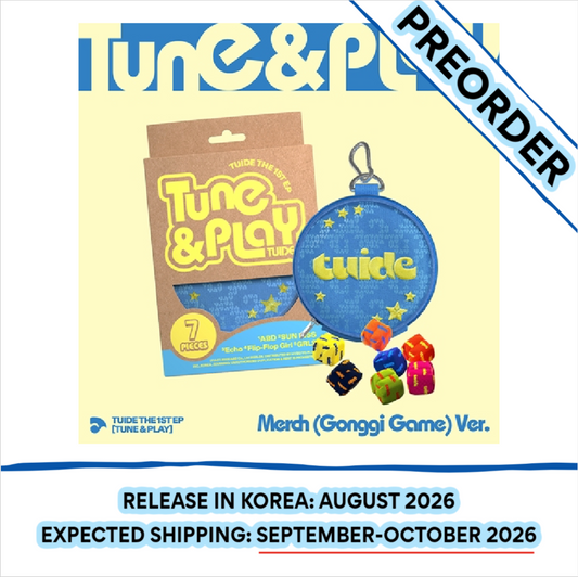 [PREORDER] [SHIPS IN SEPT-OCT] TUIDE – The 1st EP [TUNE & PLAY] (Merch ver.) (Gonggi Game)