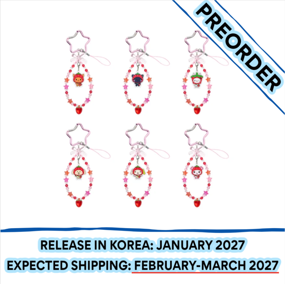 [PREORDER] [SHIPS IN FEB-MAR 2027] NCT WISH - [WISHBERRY BAKERY] OFFICIAL MD BEADS STRAP (Member Choice)