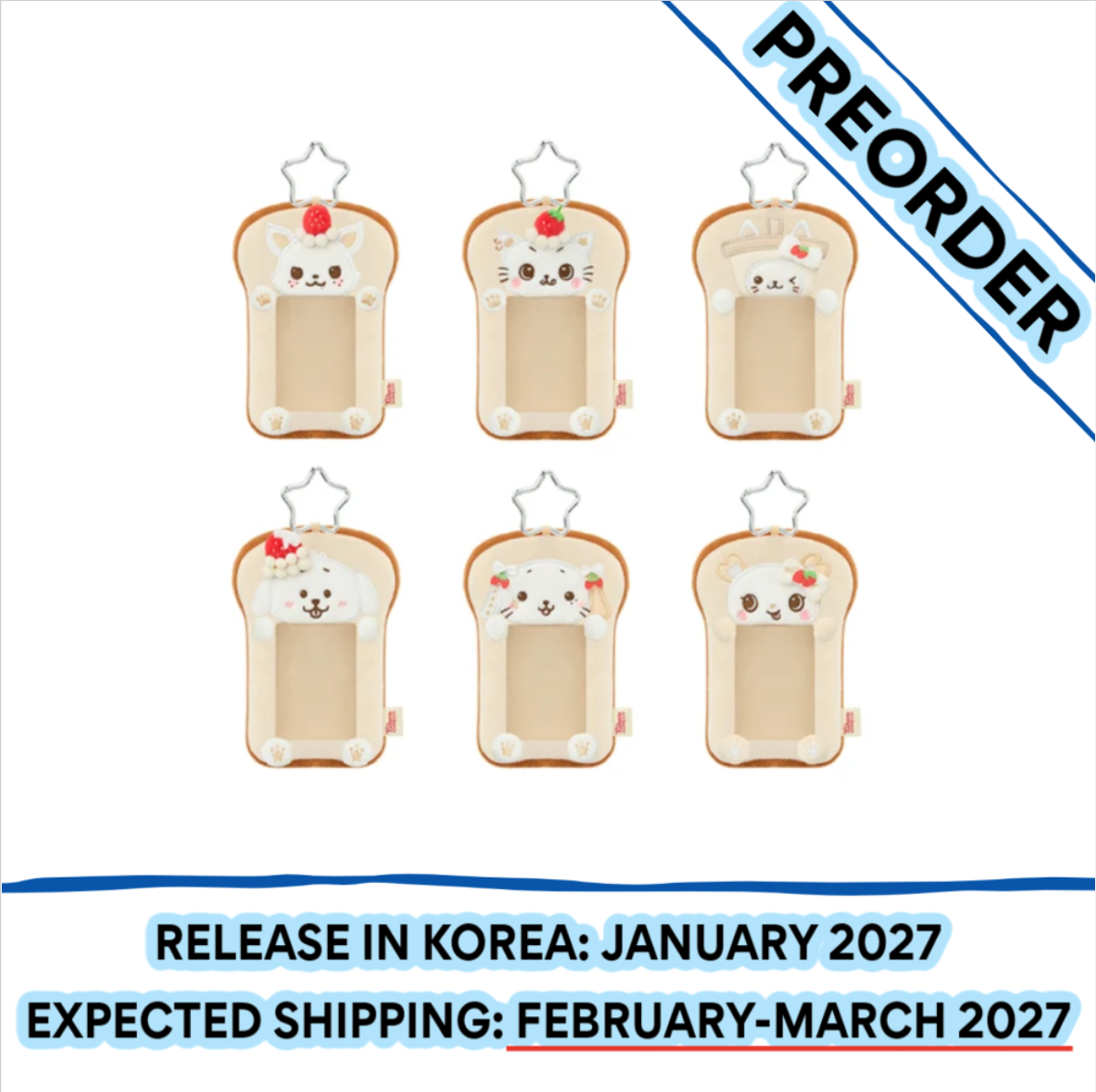 [PREORDER] [SHIPS IN FEB-MAR 2027] NCT WISH - [WISHBERRY BAKERY] OFFICIAL MD PHOTO CARD HOLDER SET (Member Choice)