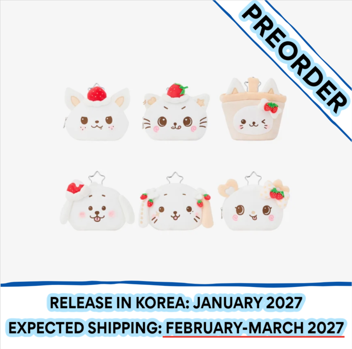 [PREORDER] [SHIPS IN FEB-MAR 2027] NCT WISH - [WISHBERRY BAKERY] OFFICIAL MD DOLL POUCH (Member Choice)