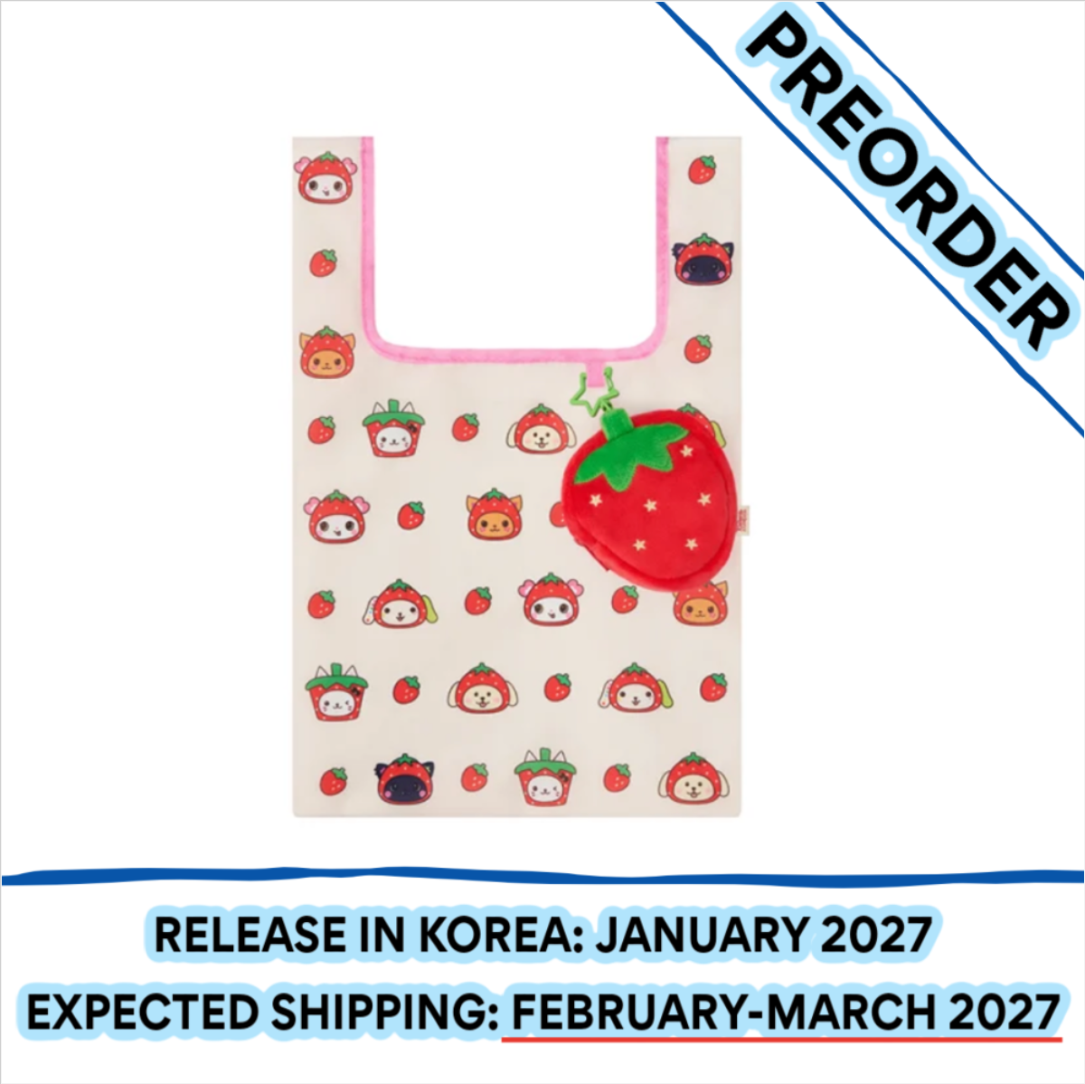 [PREORDER] [SHIPS IN FEB-MAR 2027] NCT WISH - [WISHBERRY BAKERY] OFFICIAL MD ECO BAG SET
