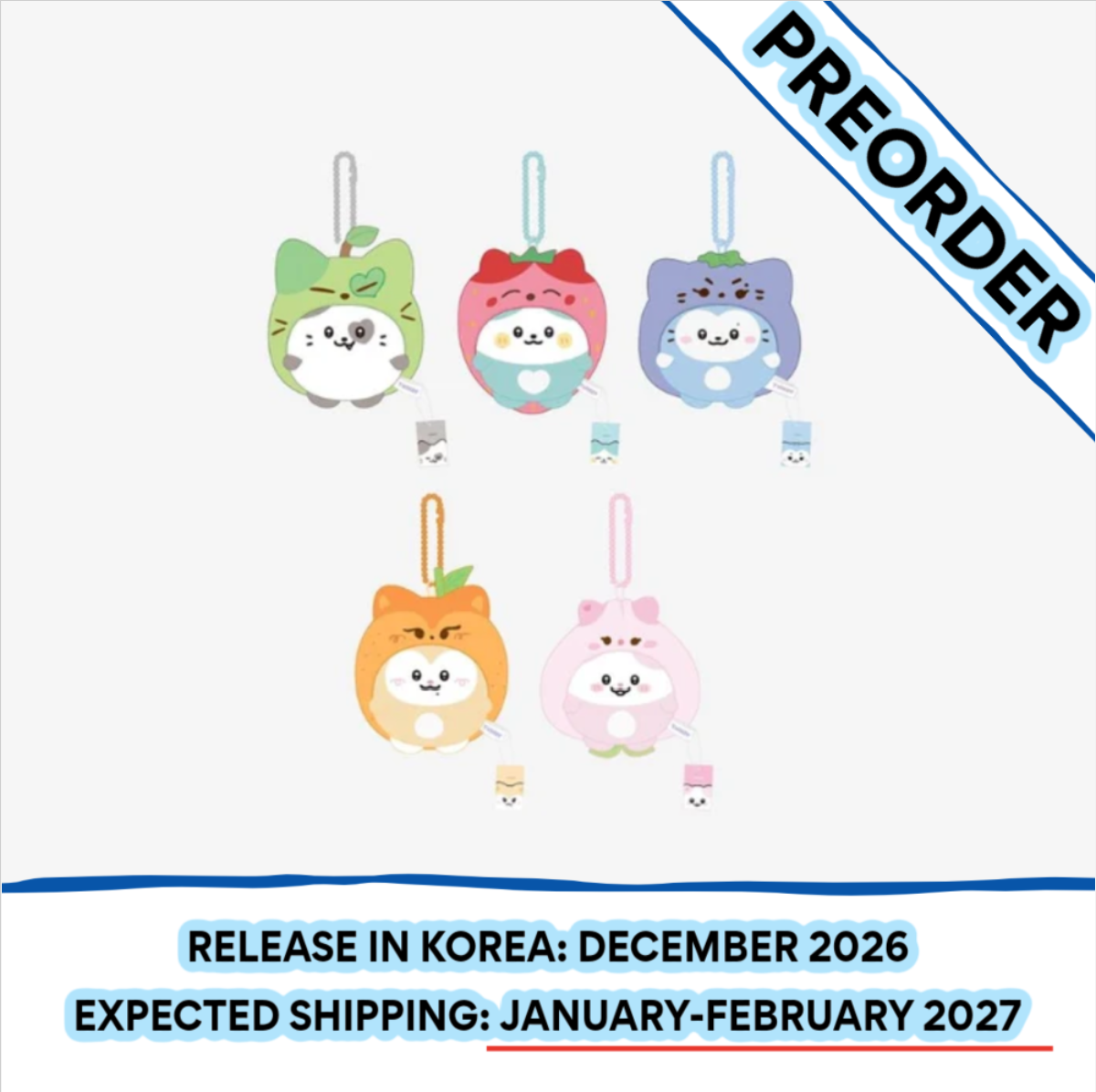[PREORDER] [SHIPS IN JAN-FEB 2027] ITZY - ALL IN, MIDZY 5TH FAN MEETING OFFICIAL MD TWINZY PLUSH TWIN Ver. (Member Choice)