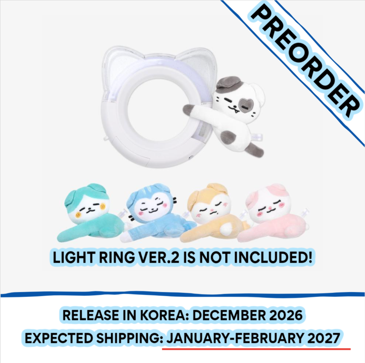 [PREORDER] [SHIPS IN JAN-FEB 2027] ITZY - ALL IN, MIDZY 5TH FAN MEETING OFFICIAL MD TWINZY PLUSH HUG Ver. (Member Choice)