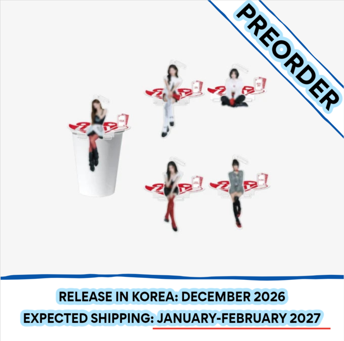 [PREORDER] [SHIPS IN JAN-FEB 2027] ITZY - ALL IN, MIDZY 5TH FAN MEETING OFFICIAL MD SECRET ACRYLIC STOPPER