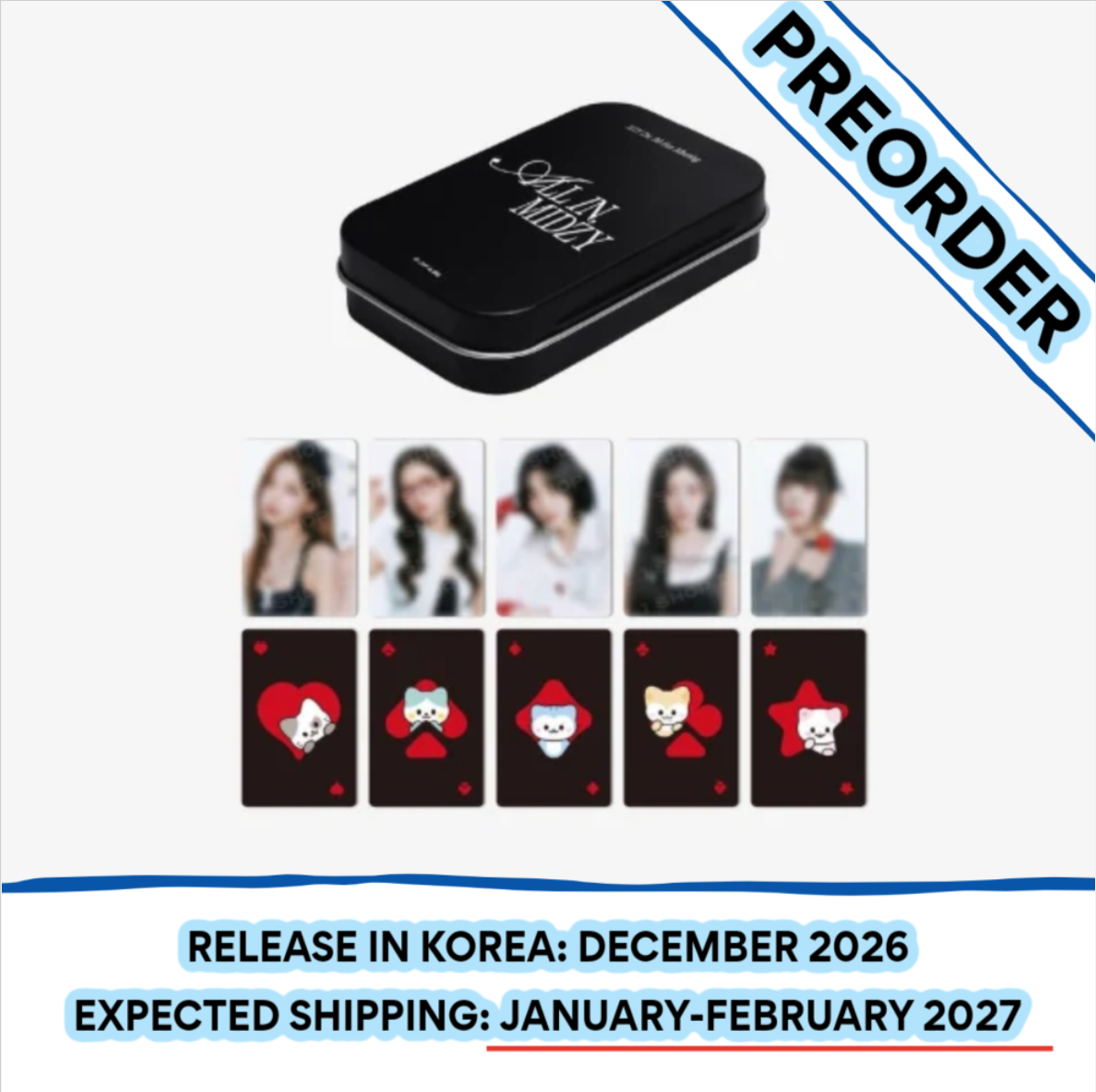 [PREORDER] [SHIPS IN JAN-FEB 2027] ITZY - ALL IN, MIDZY 5TH FAN MEETING OFFICIAL MD TINCASE SET