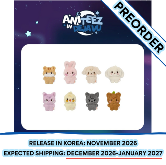 [PREORDER] [SHIPS IN DEC 2026-JAN 2027] ATEEZ - ANITEEZ IN DEJA VU POP UP OFFICIAL MD TINY ANITEEZ MINI DOLL (Member Choice)