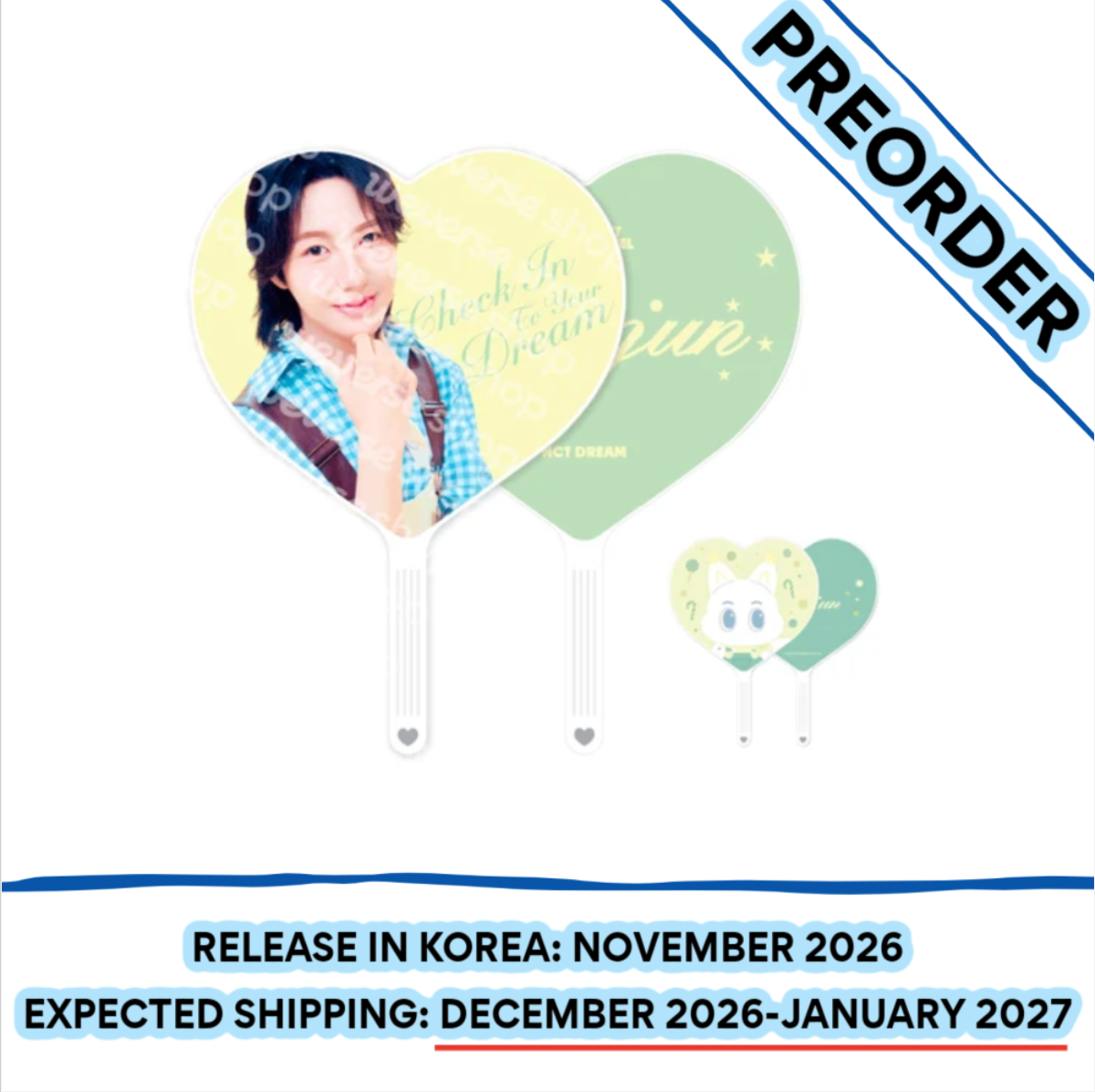 [PREORDER] [SHIPS IN DEC 2026-JAN 2027] NCT DREAM - THE SWEET DREAM HOTEL 10TH ANNIVERSARY PARTY OFFICIAL MD IMAGE PICKET SET (Member Choice)