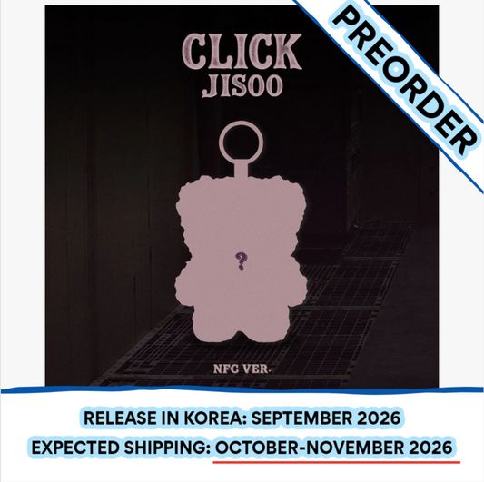 [PREORDER] [SHIPS IN OCT-NOV] BLACKPINK JISOO - CLICK SINGLE ALBUM CLICK BABY BEAR NFC Ver.
