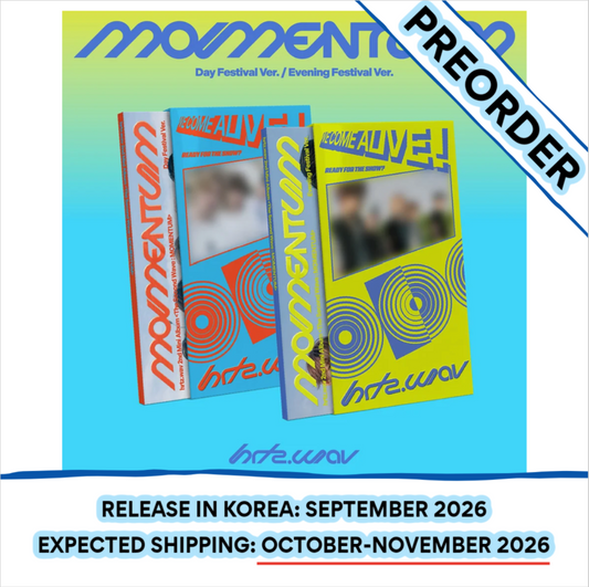 [PREORDER] [SHIPS IN OCT-NOV] HRTZ.WAV - THE SECOND WAVE : MOMENTUM 2ND MINI ALBUM STANDARD (Version Choice)