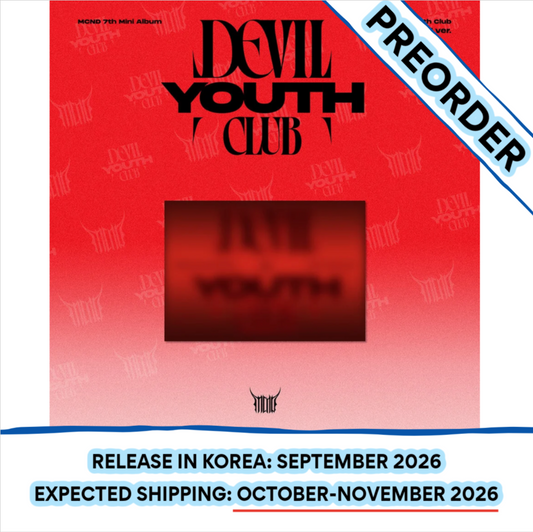 [PREORDER] [SHIPS IN OCT-NOV] MCND - 'DEVIL YOUTH CLUB' 7TH MINI ALBUM - POCA SLEEVE Ver.
