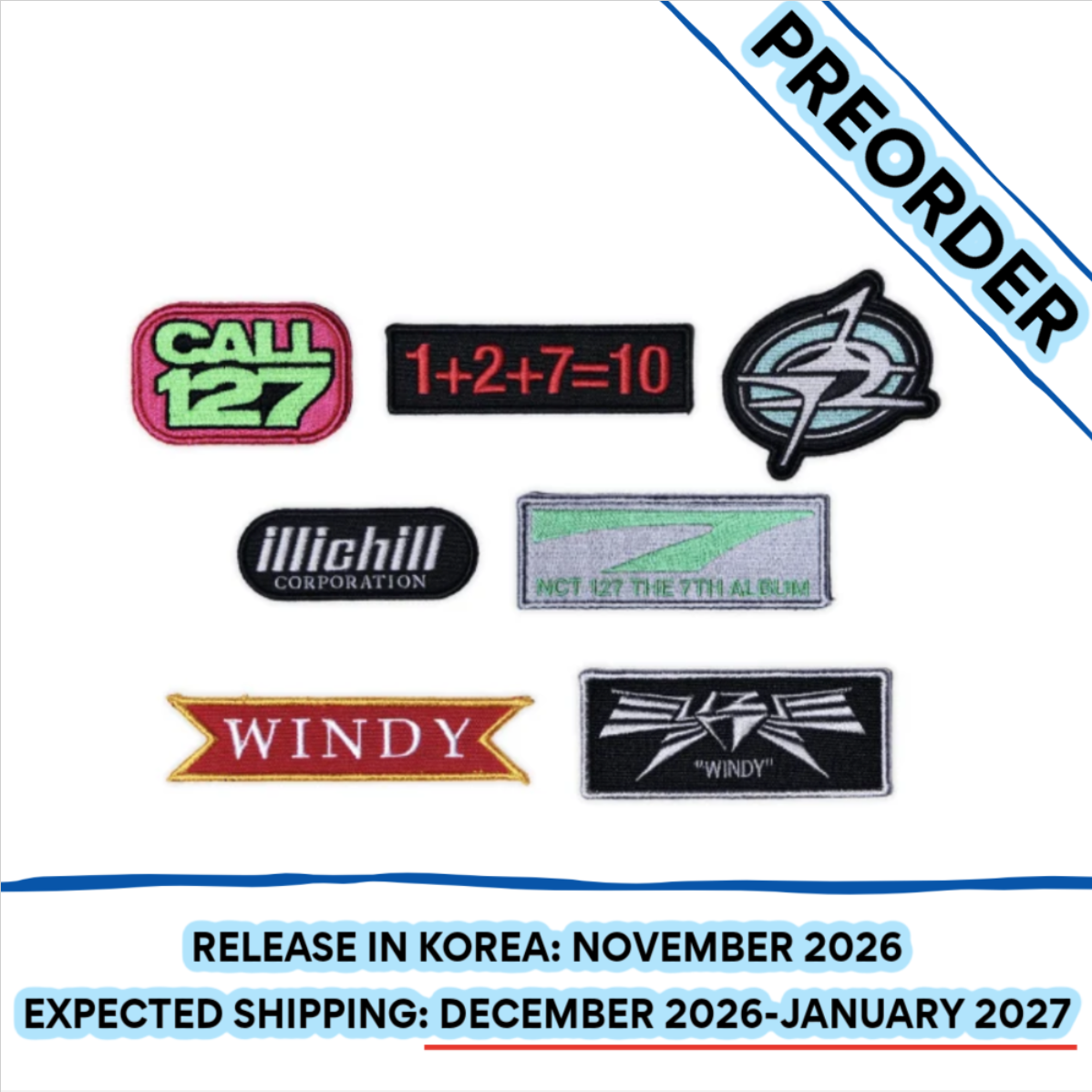 [PREORDER] [SHIPS IN DEC 2026-JAN 2027] NCT 127 - 'BLING POP UP OFFICIAL MD' WAPPEN SET (Member Choice)