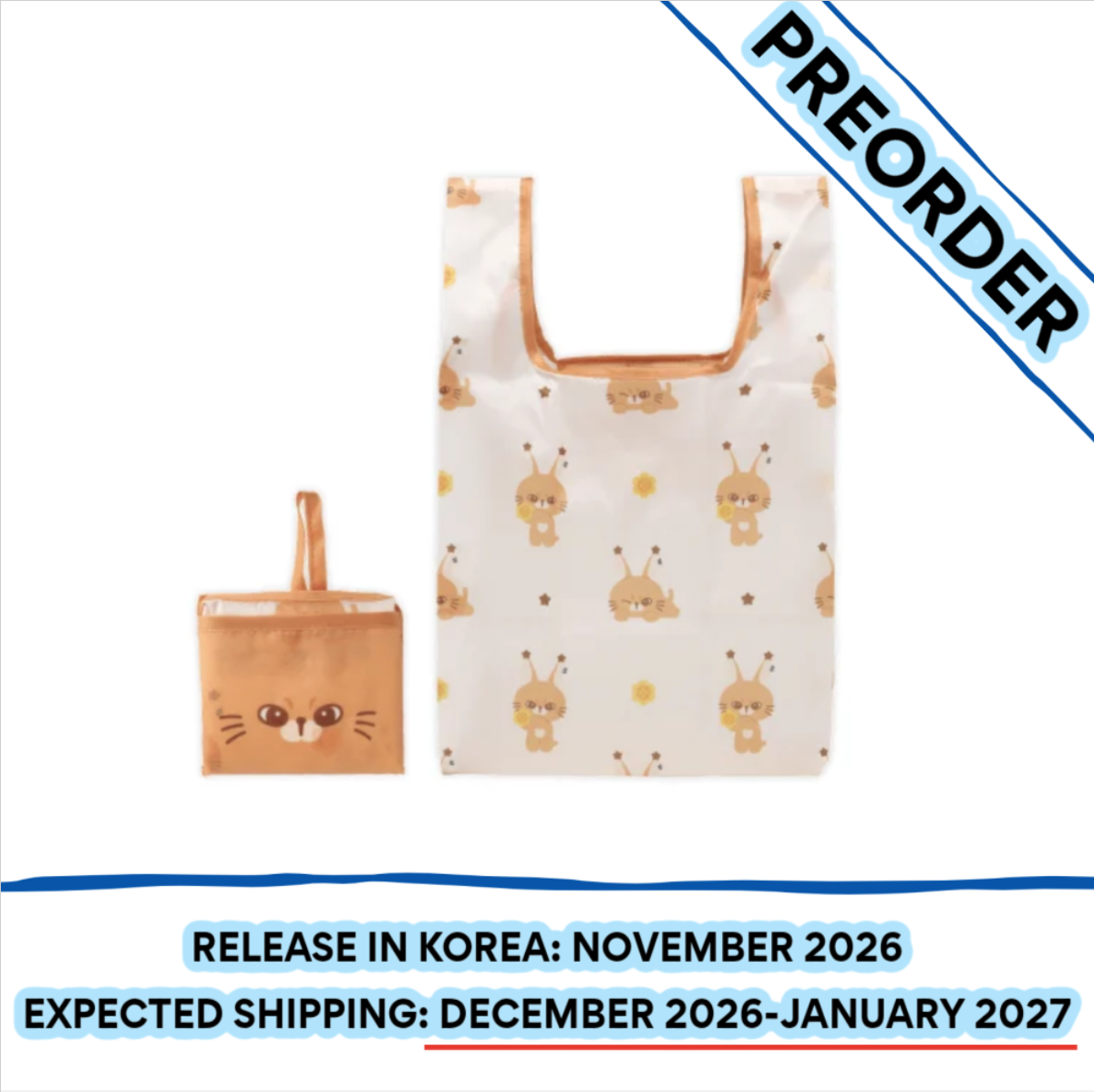 [PREORDER] [SHIPS IN DEC 2026-JAN 2027] NCT 127 - 'BLING POP UP OFFICIAL MD' SOM-MOONG-CHILL REUSABLE BAG (Member Choice)