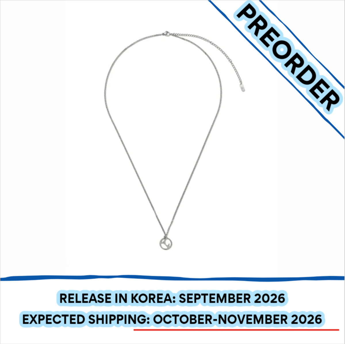 [PREORDER] [SHIPS IN OCT-NOV] ENHYPEN - 'BRAND RENEWAL OFFICIAL MD' NECKLACE