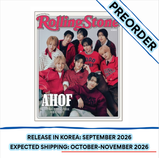 [PREORDER] [SHIPS IN OCT-NOV] AHOF - ROLLING STONE KOREA MAGAZINE 2026 18TH ISSUE