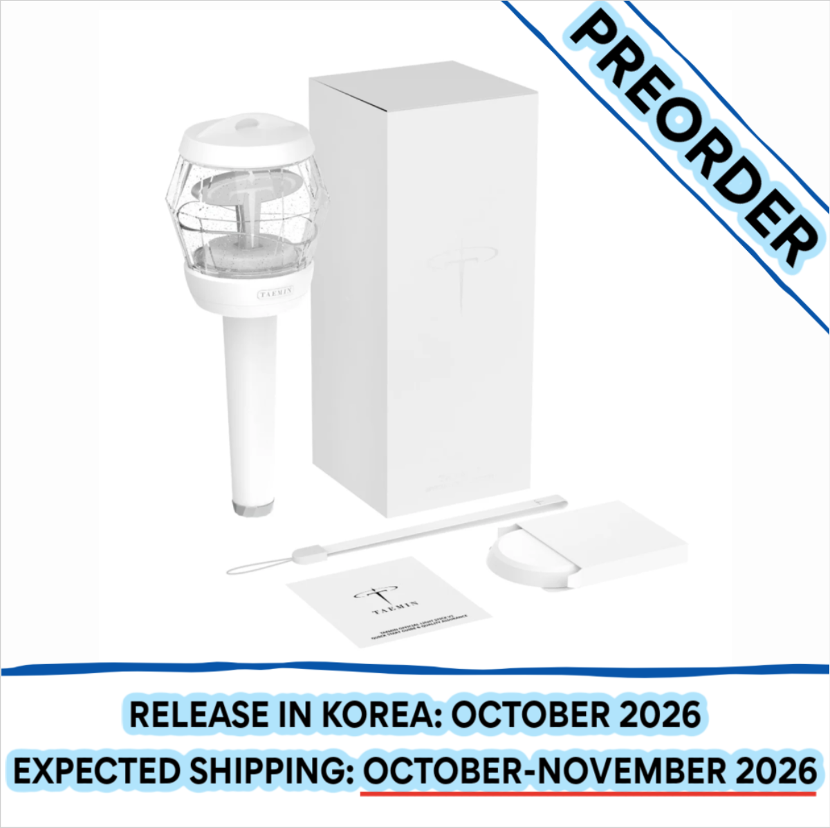 [PREORDER] [SHIPS IN OCT-NOV 2026] TAEMIN - OFFICIAL LIGHT STICK VER.2