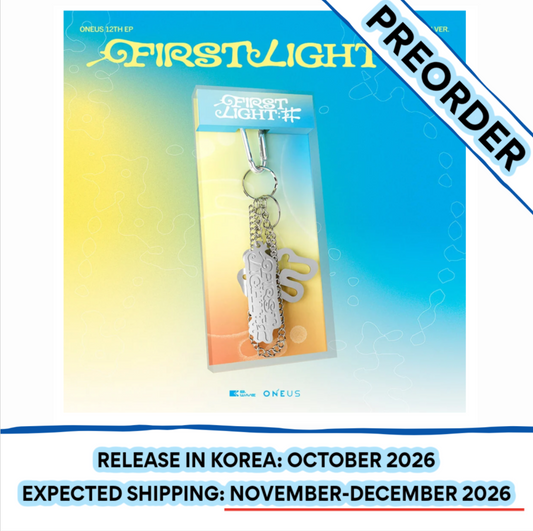 [PREORDER] [SHIPS IN NOV-DEC 2026] ONEUS - FIRST LIGHT : 井 12th Mini Album - KEYCHAIN Ver.
