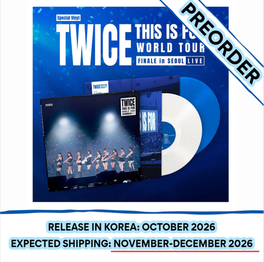 [PREORDER] [SHIPS IN NOV-DEC 2026] TWICE - THIS IS FOR WORLD TOUR FINALE IN SEOUL LIVE LP (POB Choice)