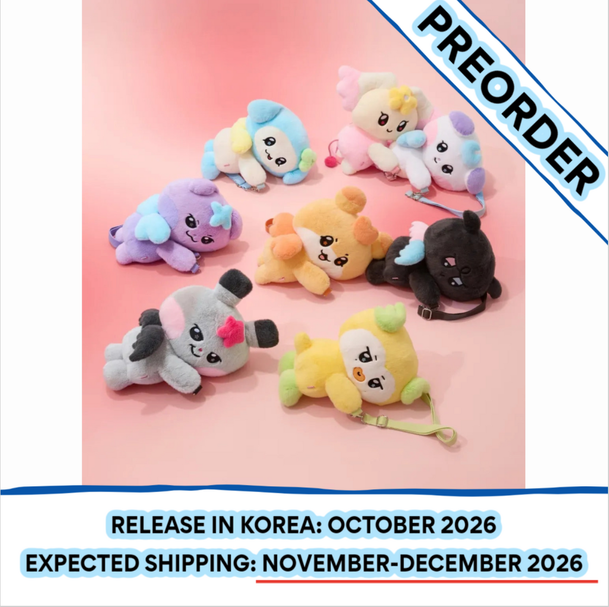 [PREORDER] [SHIPS IN OCT-NOV 2026] ATEEZ - [MIGHTEEZ Rock The Stage] POP-UP MD PLUSH BAG (Member Choice)