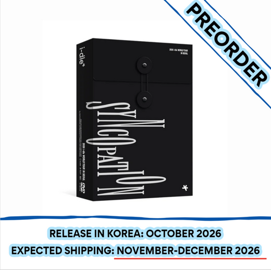 [PREORDER] [SHIPS IN NOV-DEC 2026] I-DLE - SYNCOPATION 2026 WORLD TOUR IN SEOUL DVD