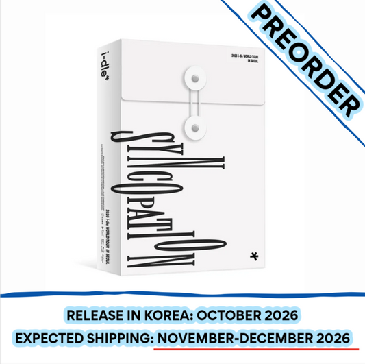 [PREORDER] [SHIPS IN NOV-DEC 2026] I-DLE - SYNCOPATION 2026 WORLD TOUR IN SEOUL Blu-ray