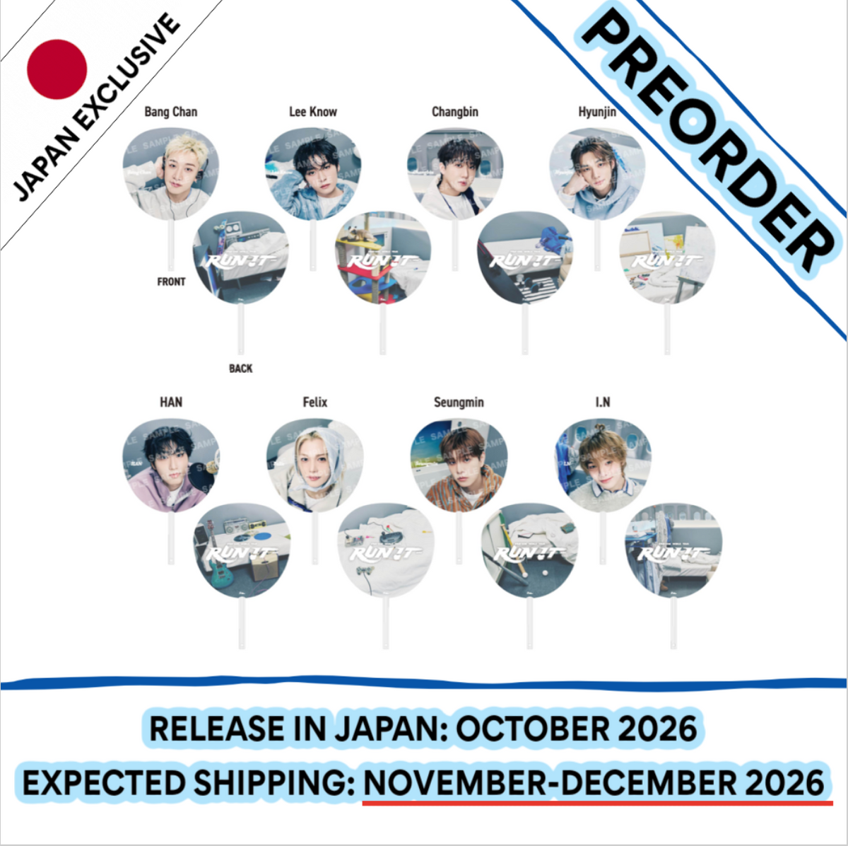 [PREORDER] [SHIPS IN NOV-DEC] Stray Kids - World Tour [RUN IT JAPAN] OFFICIAL MD 2ND LINEUP - IMAGE PICKET [B] (Member Choice)