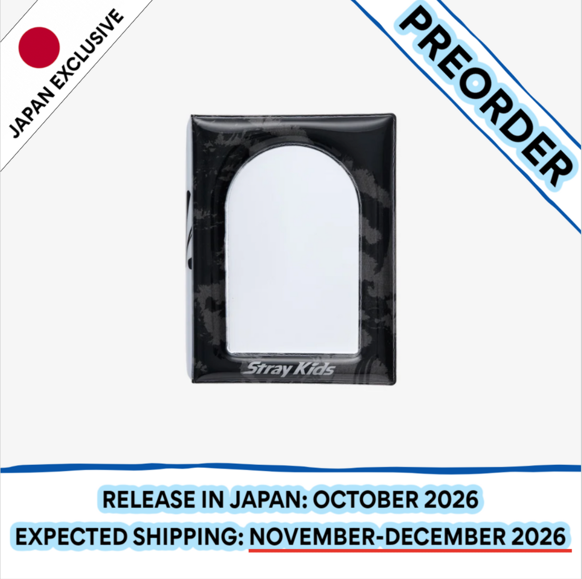 [PREORDER] [SHIPS IN NOV-DEC] Stray Kids - World Tour [RUN IT JAPAN] OFFICIAL MD 2ND LINEUP - PHOTO CARD CASE
