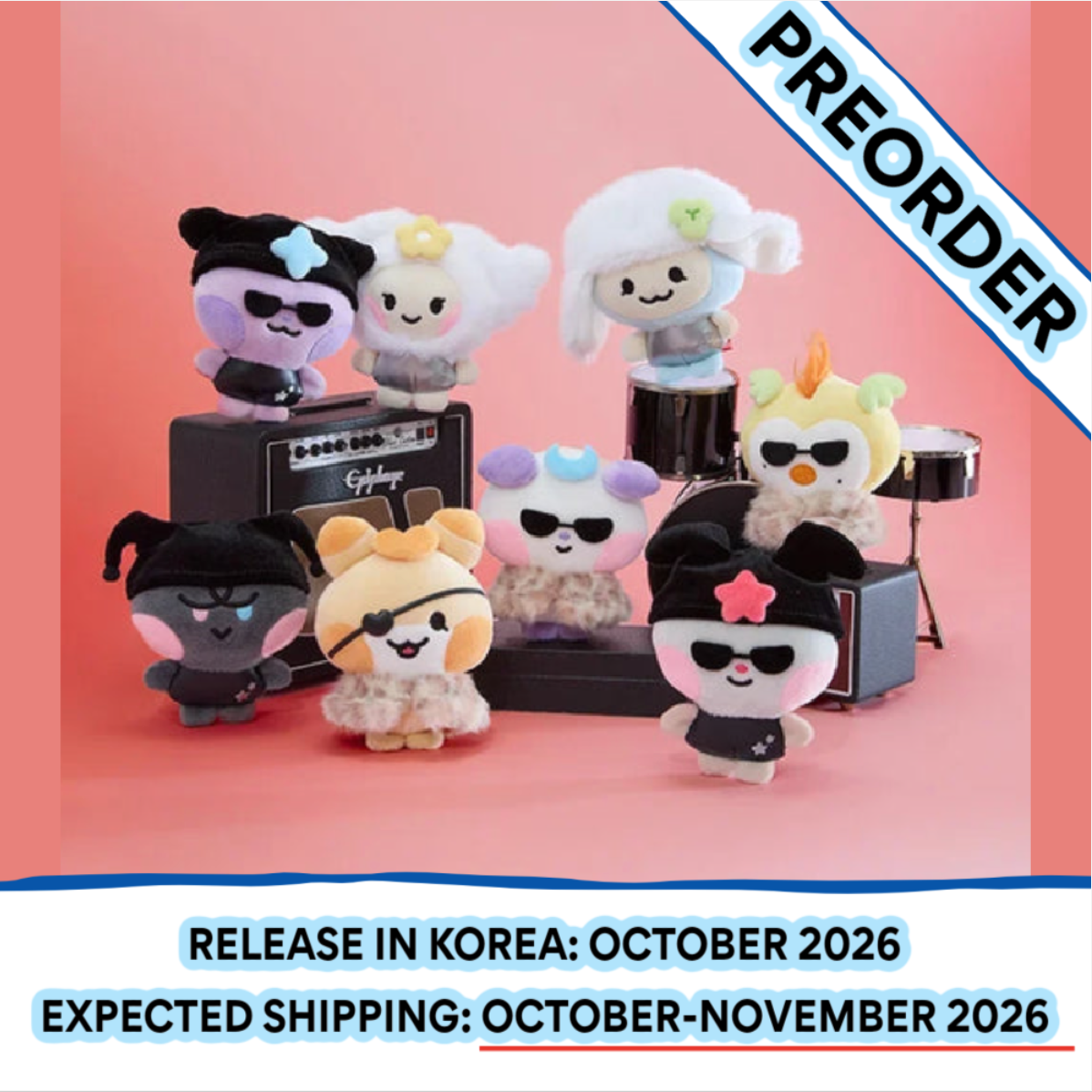 [PREORDER] [SHIPS IN OCT-NOV 2026] ATEEZ - [MIGHTEEZ Rock The Stage] POP-UP MD PLUSH KEYRING (POPSTAR) (Member Choice)