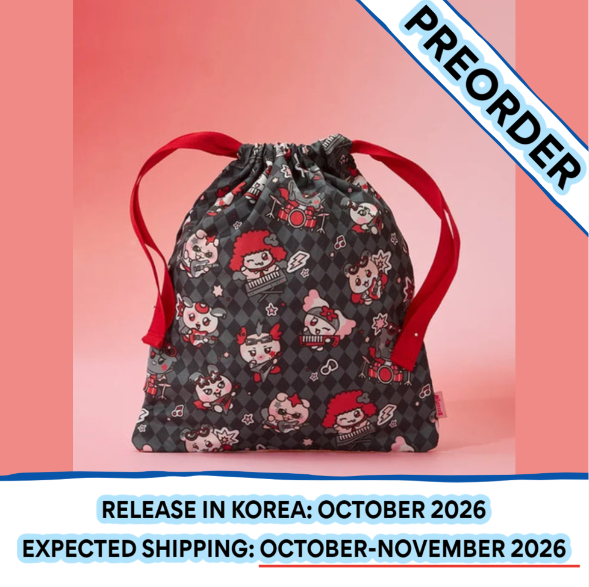 [PREORDER] [SHIPS IN OCT-NOV 2026] ATEEZ - [MIGHTEEZ Rock The Stage] POP-UP MD STRING POUCH
