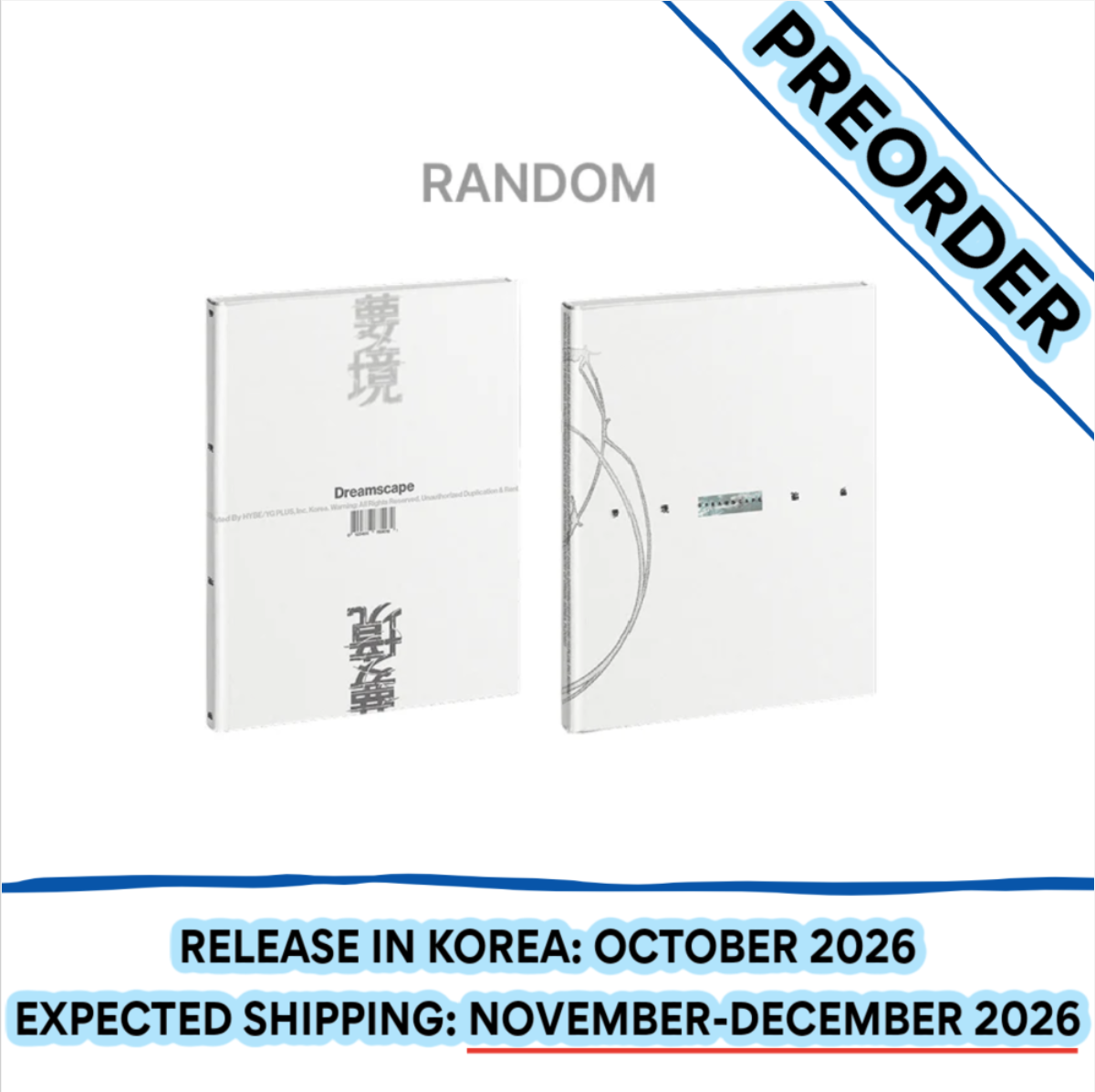 [PREORDER] [SHIPS IN NOV-DEC 2026]   SEVENTEEN JEONGHAN X JOSHUA - DREAMSCAPE 1ST MINI ALBUM - STANDARD RANDOM Ver.