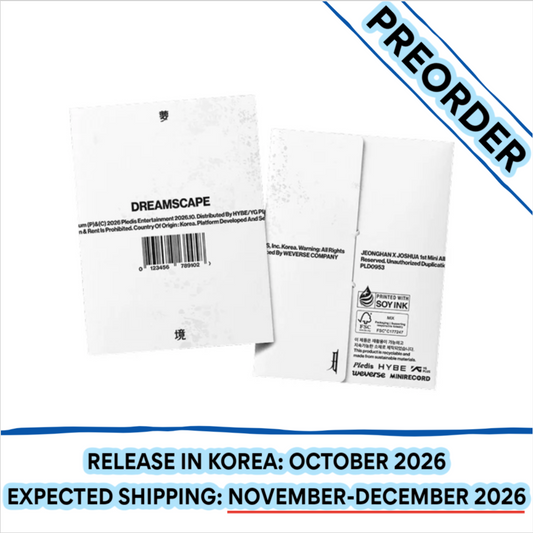 [PREORDER] [SHIPS IN NOV-DEC 2026]   SEVENTEEN JEONGHAN X JOSHUA - DREAMSCAPE 1ST MINI ALBUM - WEVERSE ALBUMS Ver.