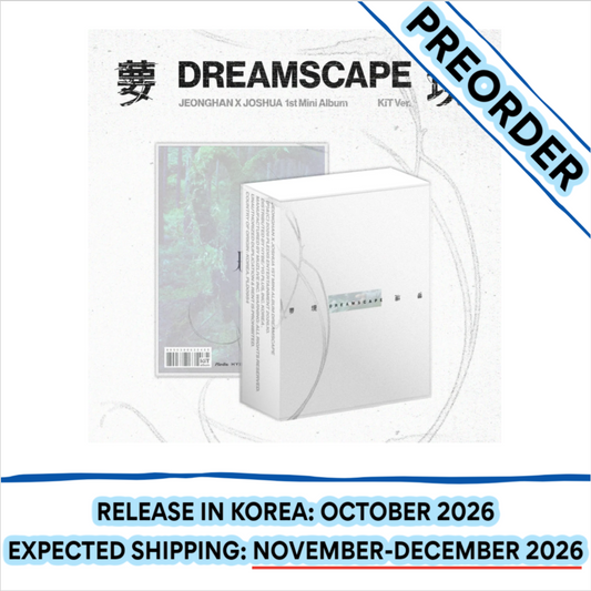 [PREORDER] [SHIPS IN NOV-DEC 2026] SEVENTEEN JEONGHAN X JOSHUA - DREAMSCAPE 1ST MINI ALBUM - KIT Ver.