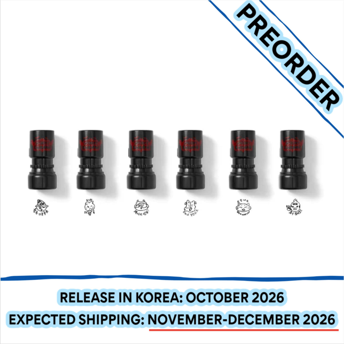 [PREORDER] [SHIPS IN NOV-DEC] ENHYPEN - 'SPOOKY ENCHIN' OFFICIAL MD - LUCKY DRAW (STAMP) RANDOM 1 OUT OF 6